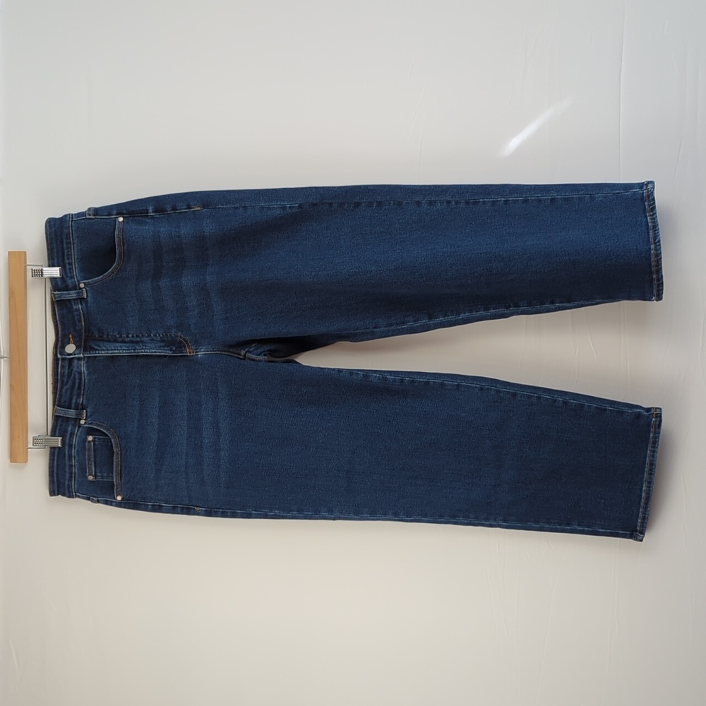 Universal Standard Etta High Rise Straight Leg Jeans in Aged Indigo l Size 16 - Picture 7 of 12
